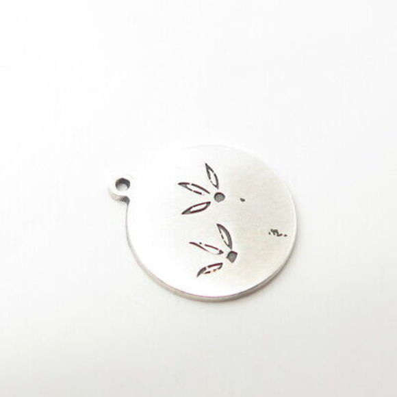 925 Sterling Silver USA Two In Town Bird's Feet Charm Pendant - Picture 4 of 8